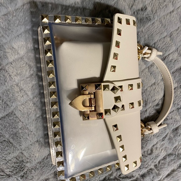 Beautiful mini white handbag - Picture 2 of 4